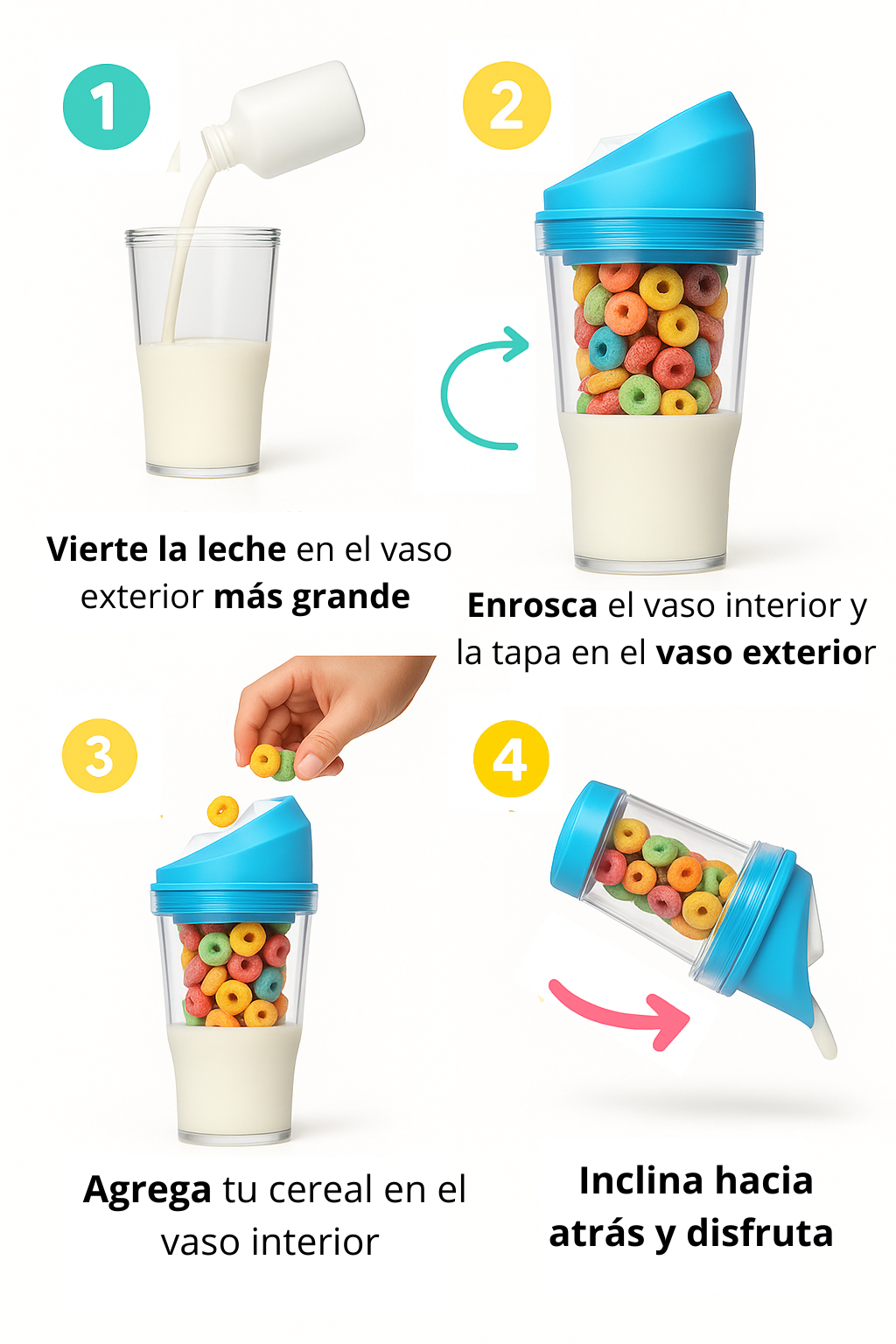 Morning Ote - Azul | Vasito de cereal To Go