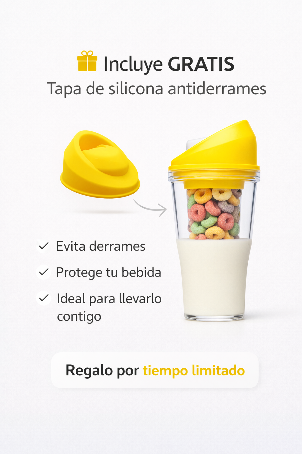 Morning Ote - Amarillo | Vasito de cereal To Go