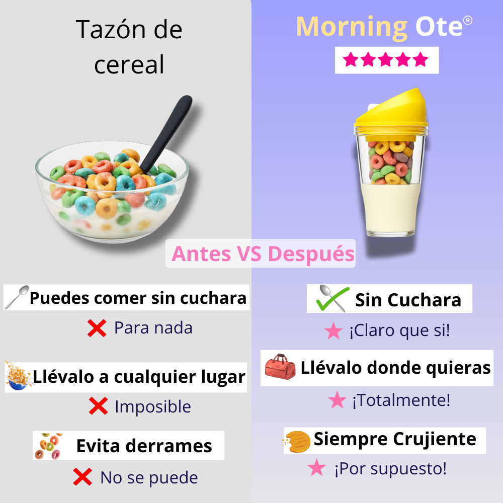 Morning Ote - Amarillo | Vasito de cereal To Go